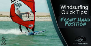  Front hand position – Windsurfing tip