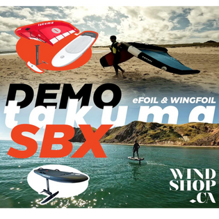  Sandbanks demo week-end | Takuma  Wing foil & eFoil