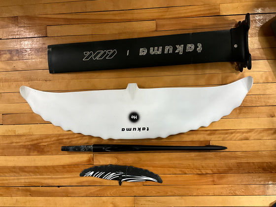 Used Takuma wing foil HELIUM 1500 & stab 178
